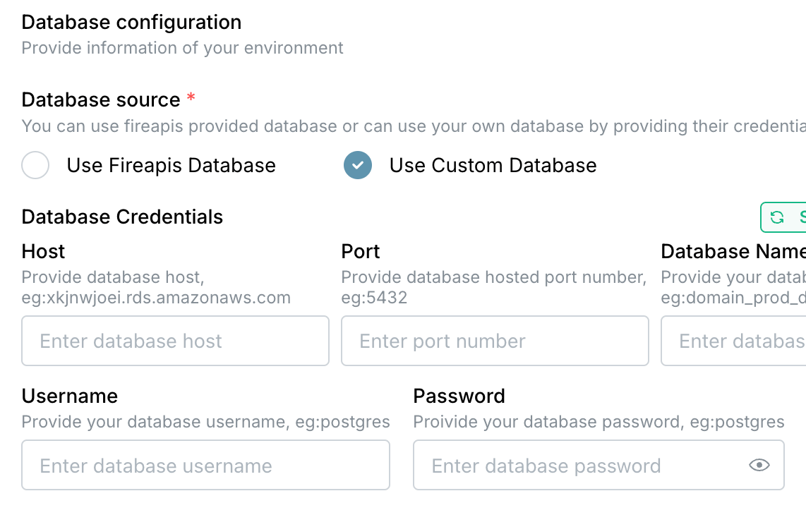 manual-database-creds